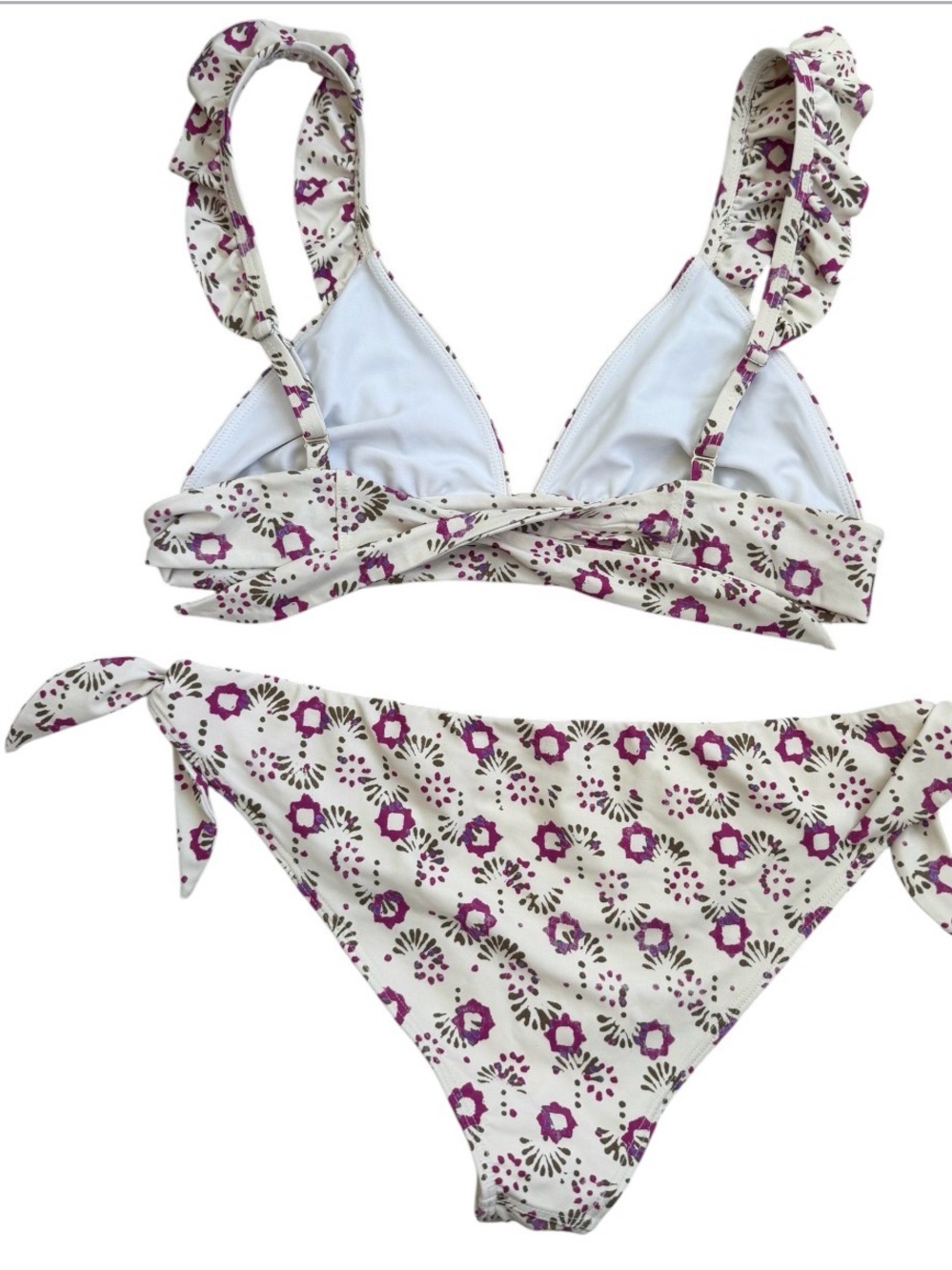 Xirena Floral Ruffle Strap Bikini Set - Picture 3 of 7